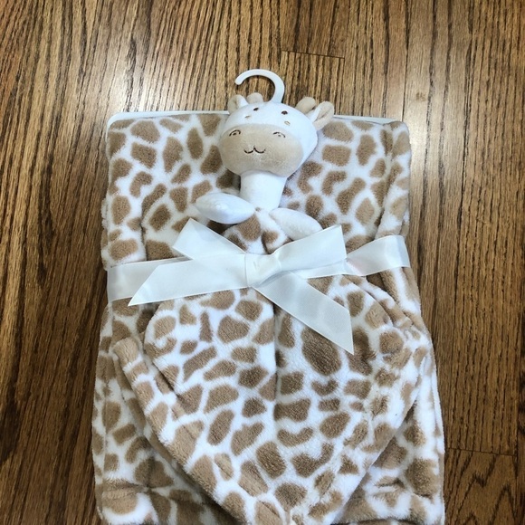 Blanket 2 pcs Soft Baby Giraffe - Picture 1 of 3